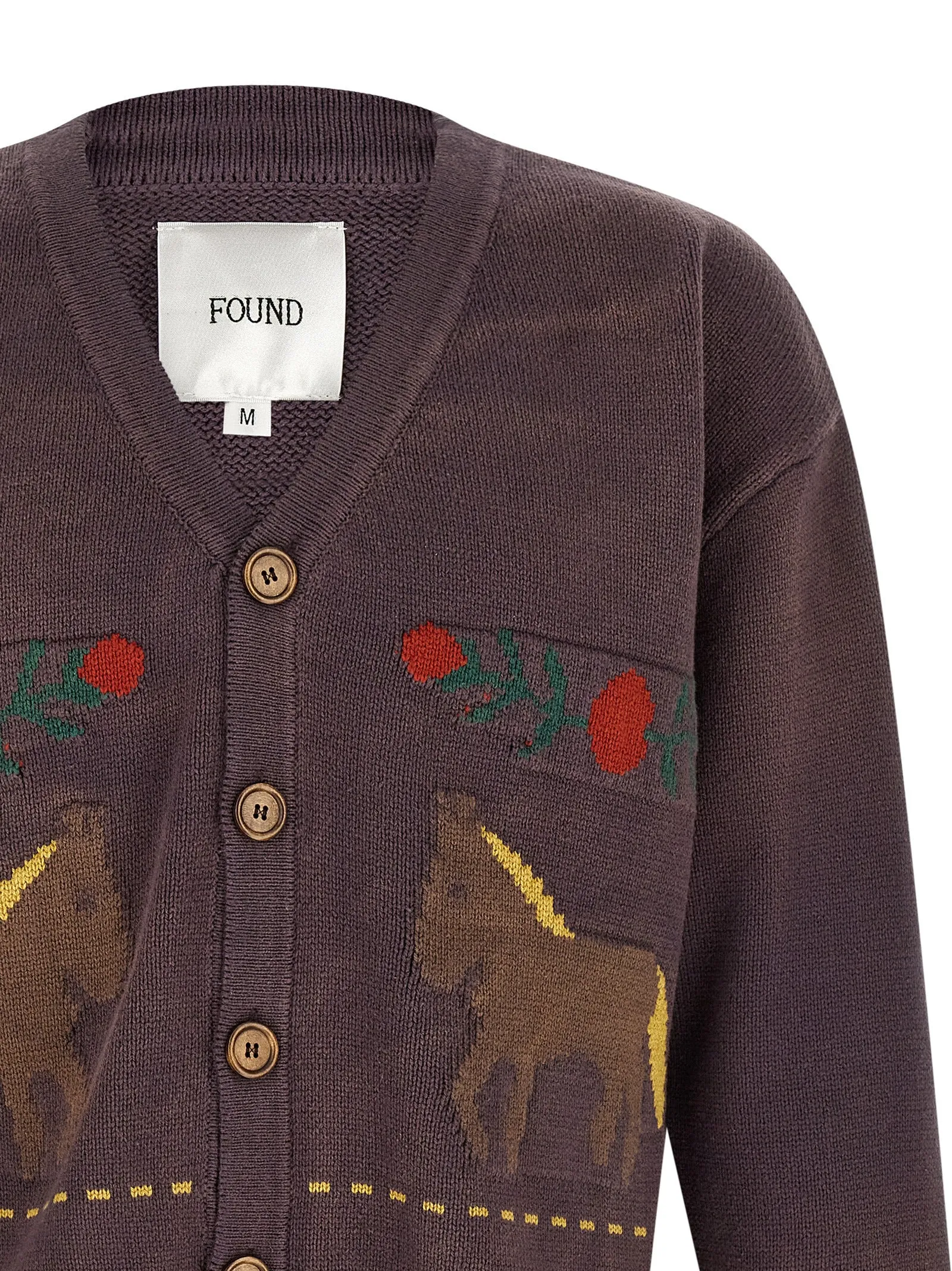 Horse Sweaters And Cardigans Brown sold by Wanan Luxury product image thumbnail 3