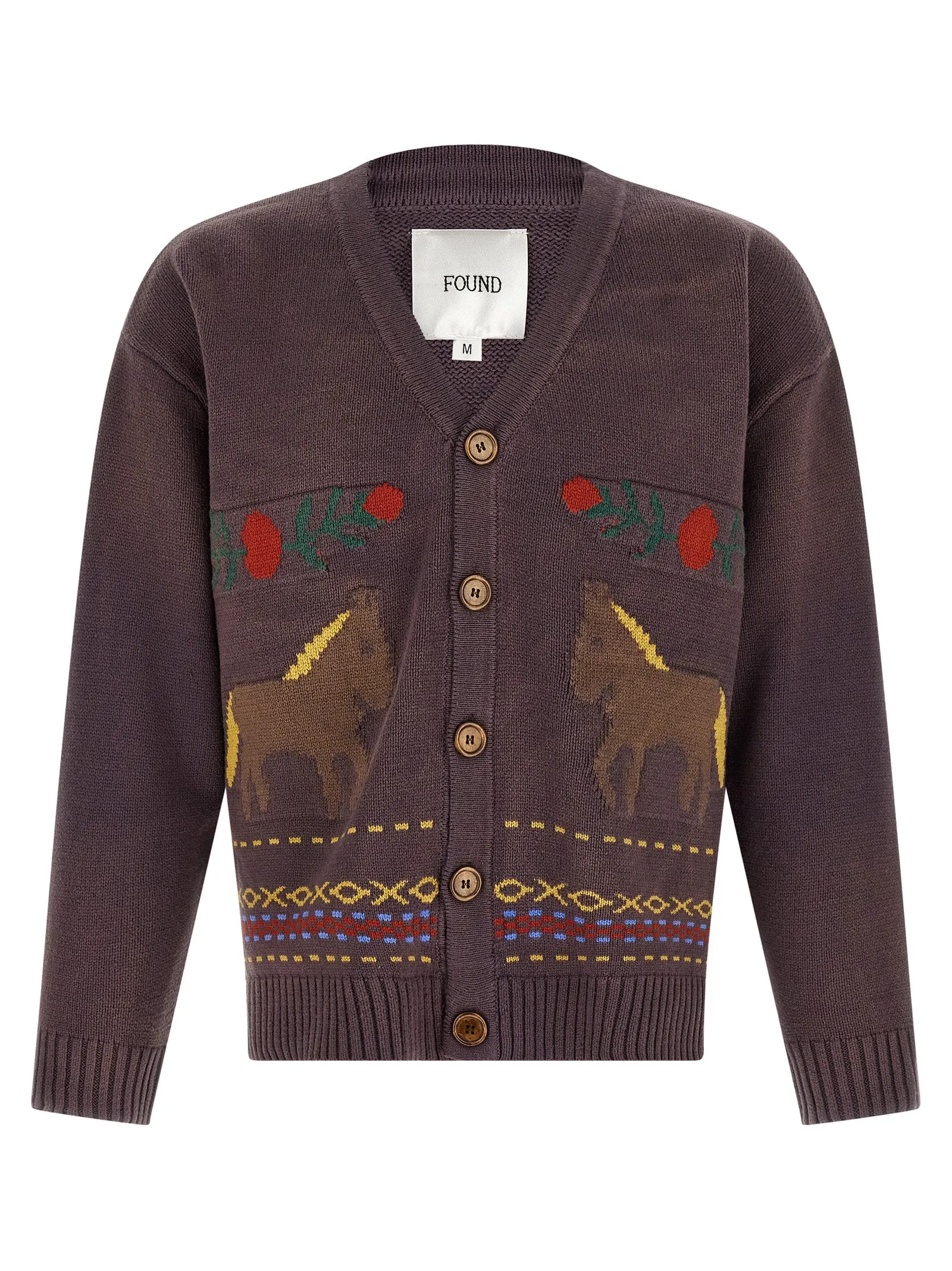 Horse Sweaters And Cardigans Brown sold by Wanan Luxury