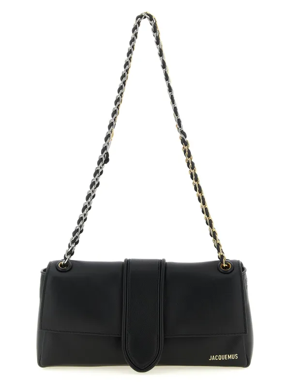 Le Bambino ChaîNe Shoulder Bags Black made by Jacquemus