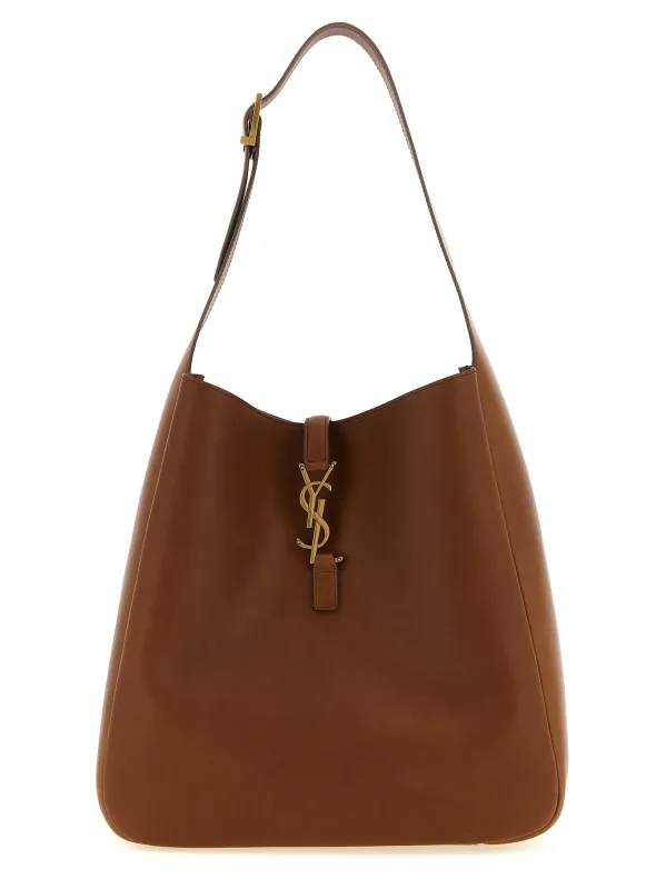 Le 5 À 7 Shoulder Bags Brown made by Yves Saint Laurent