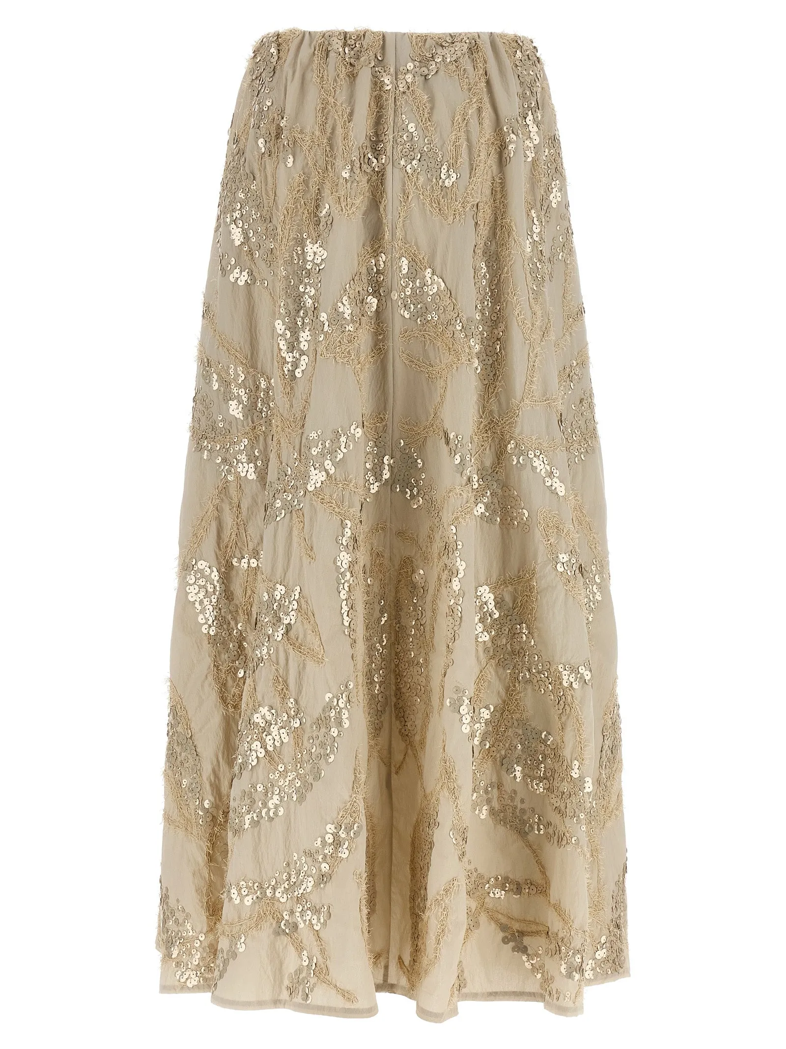 Dazzling Seabed Embroidery Skirts Beige sold by Wanan Luxury product image thumbnail 2