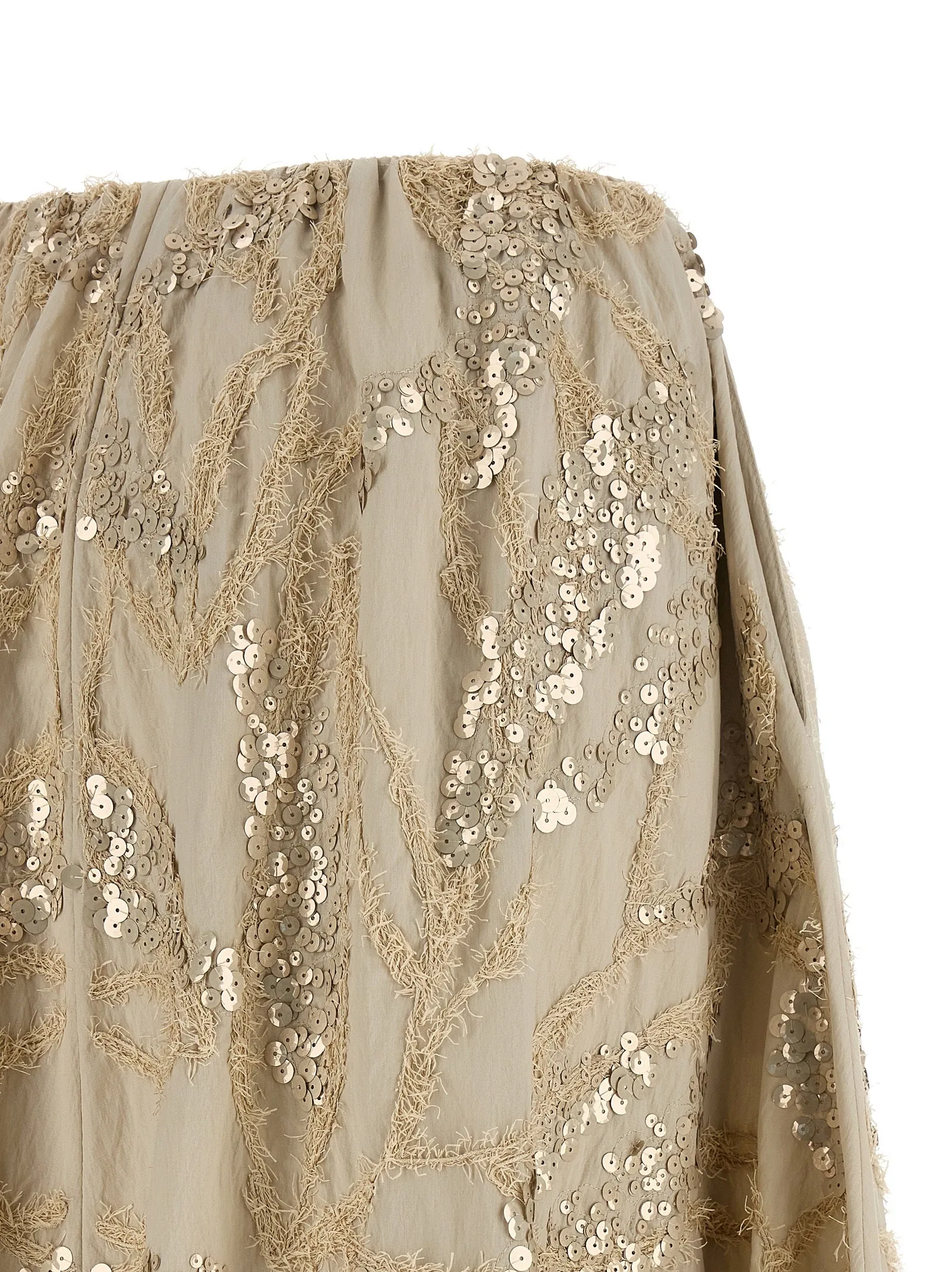 Dazzling Seabed Embroidery Skirts Beige sold by Wanan Luxury product image thumbnail 4