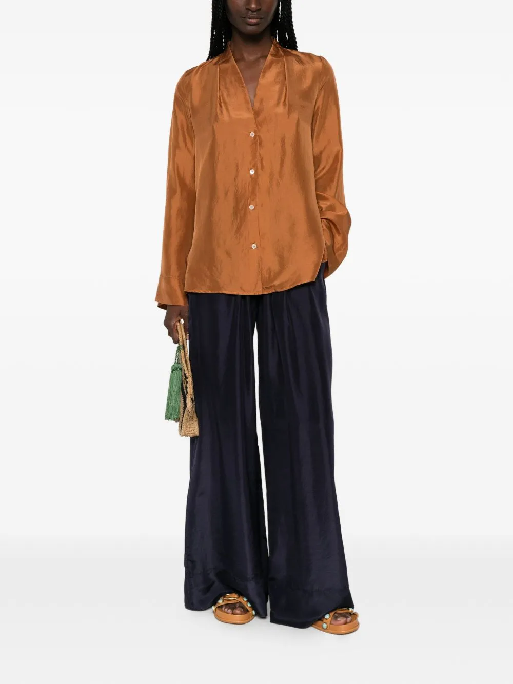 Silk Shirt sold by Wanan Luxury product image thumbnail 2