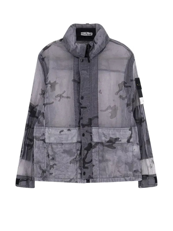 Faded Camo Monofilamento-Ovd Jacket made by Stone Island