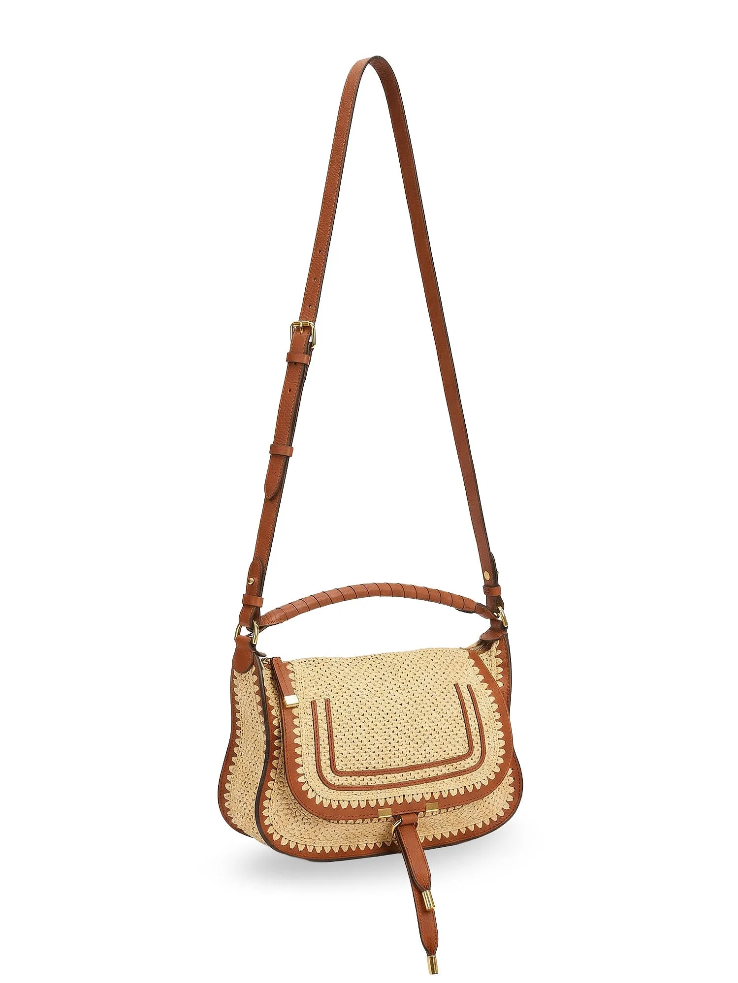 Marcie Raffia Shoulder Bag sold by Wanan Luxury product image thumbnail 3