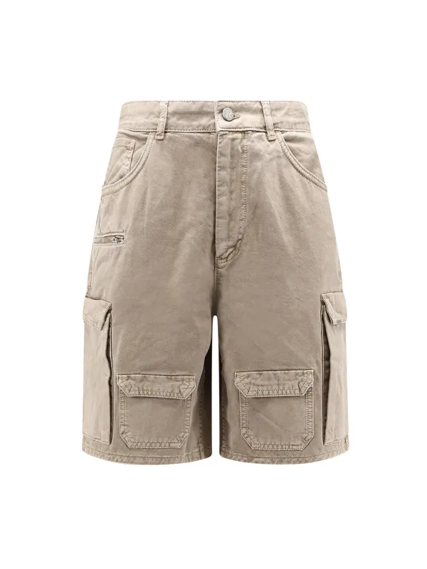 Cotton Cargo Bermuda Shorts made by Represent