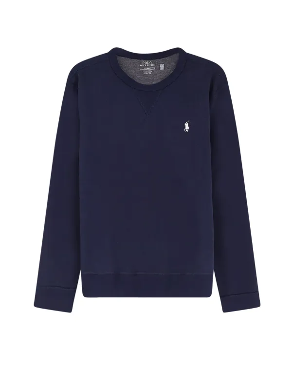 Cotton Blend Sweatshirt With Front Embroidered Logo made by Polo by Ralph Lauren