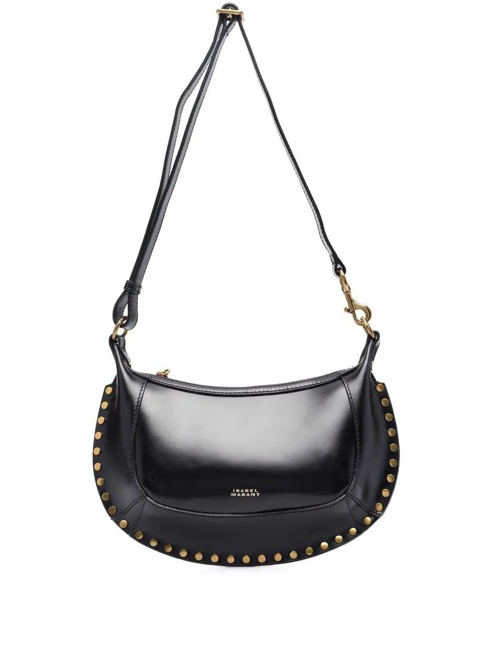 Oskan Moon Shoulder Bag With Studs sold by Wanan Luxury