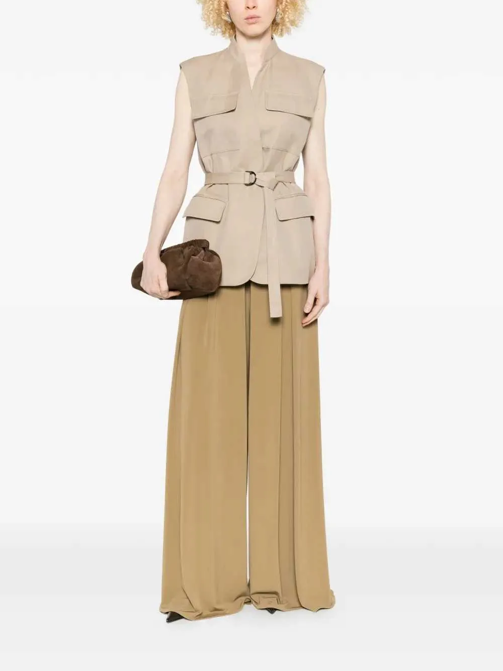 Pleated Bermuda Shorts sold by Wanan Luxury product image thumbnail 2