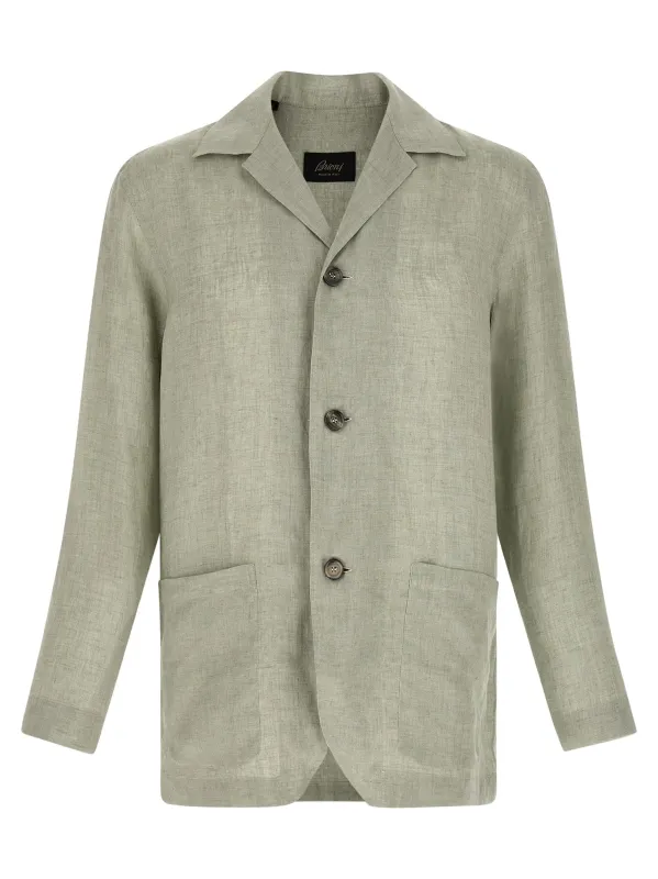 Blazer Shirt Shirt And Blouse Green made by Brioni