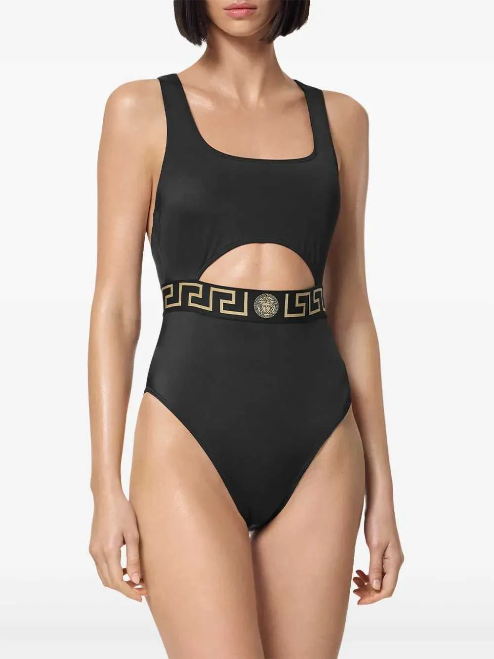 One-Piece Swimsuit With Greca Border sold by Wanan Luxury product image thumbnail 2
