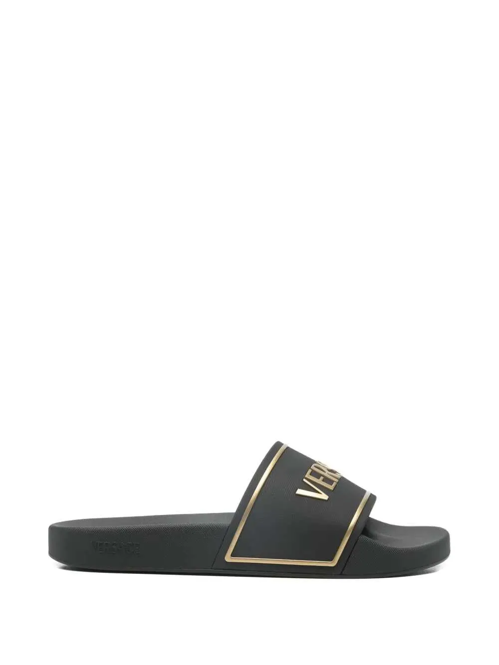 Slide Sandals With Embossed Logo sold by Wanan Luxury
