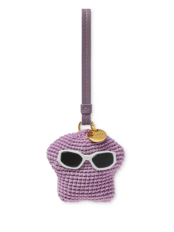 Medusa Fluffy Bag Charm made by Versace
