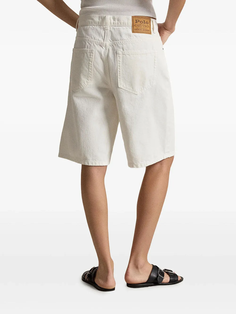 Long Denim Shorts sold by Wanan Luxury product image thumbnail 4