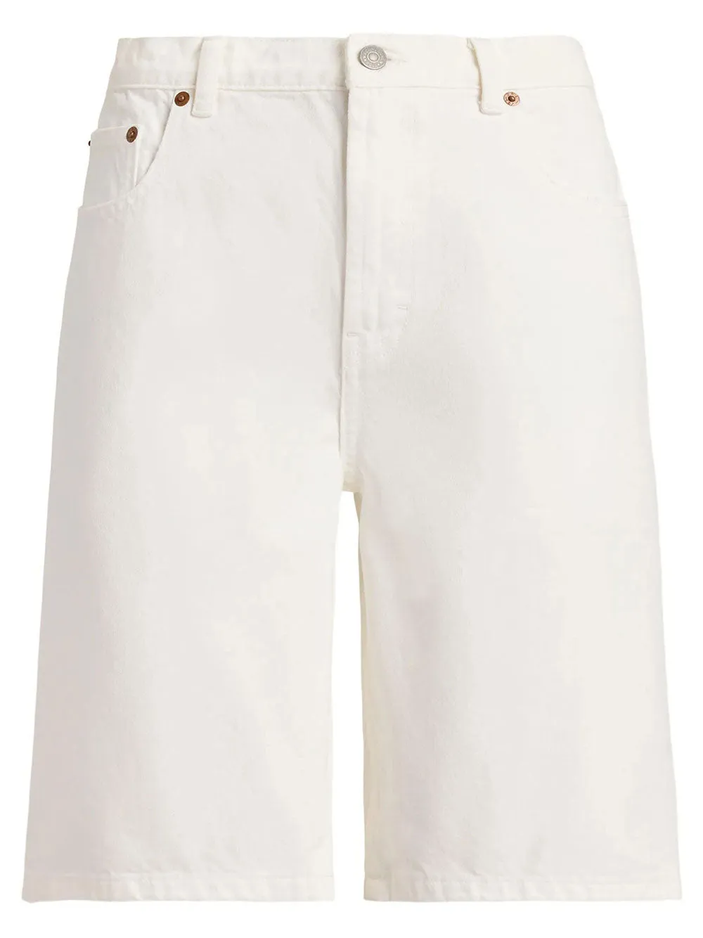 Long Denim Shorts sold by Wanan Luxury