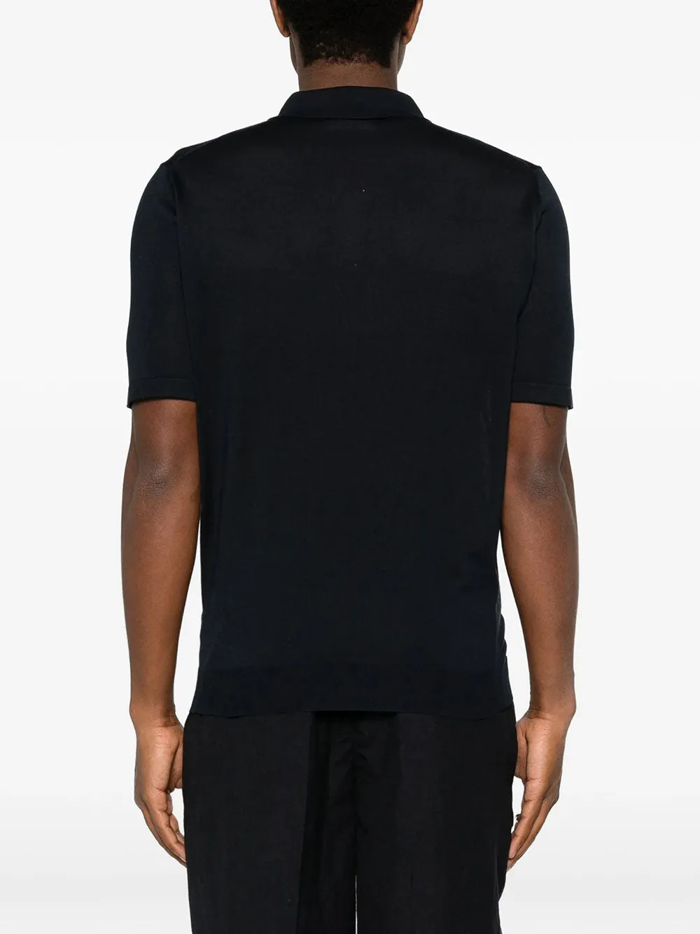 Silk Fine Knit Polo Shirt sold by Wanan Luxury product image thumbnail 3