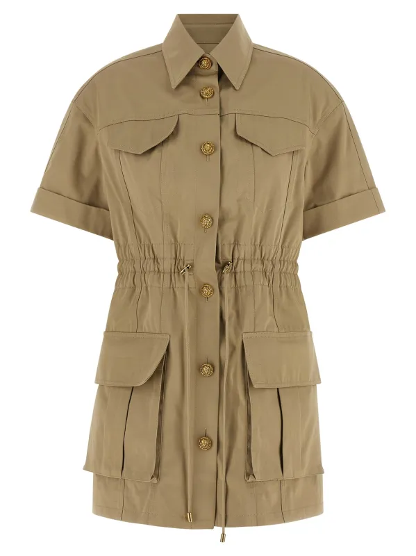 Saharan Dress Dresses Green made by Balmain