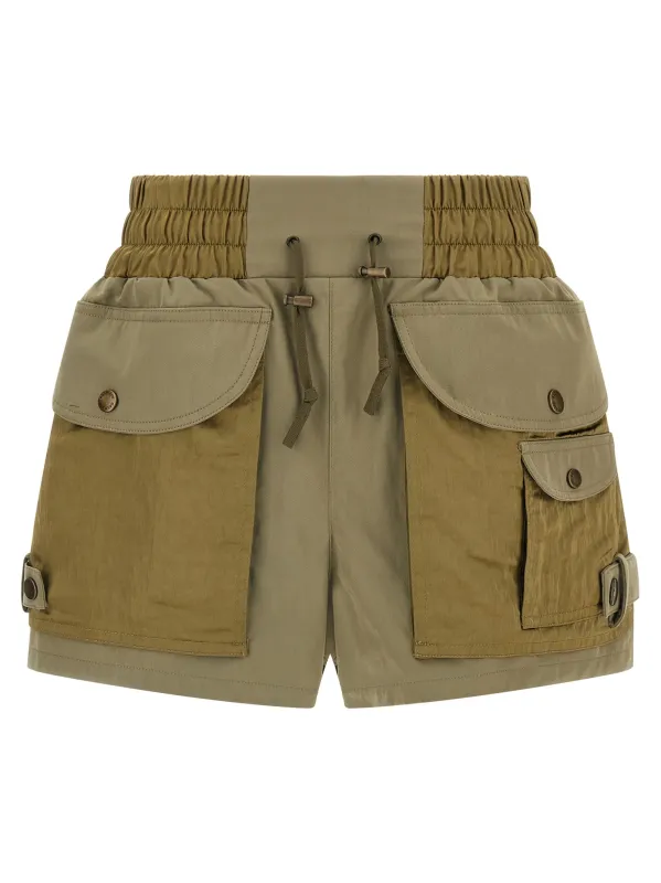 Utility Bermuda And Short Green made by Balmain