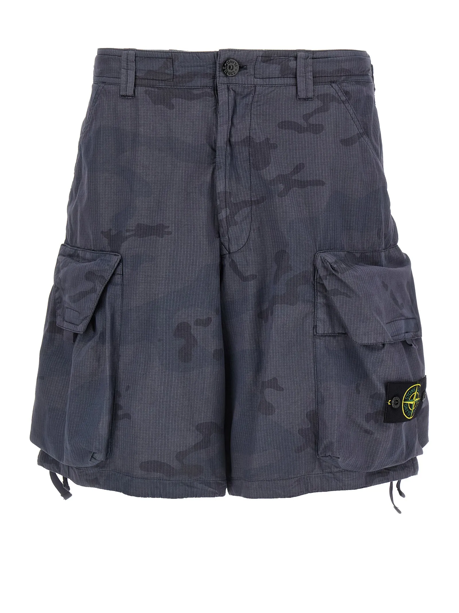 Camouflage Bermuda Shorts Bermuda And Short Blue sold by Wanan Luxury