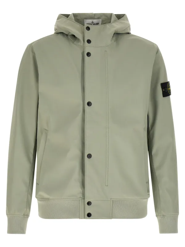 4100118 Puffer Jackets Gray made by Stone Island