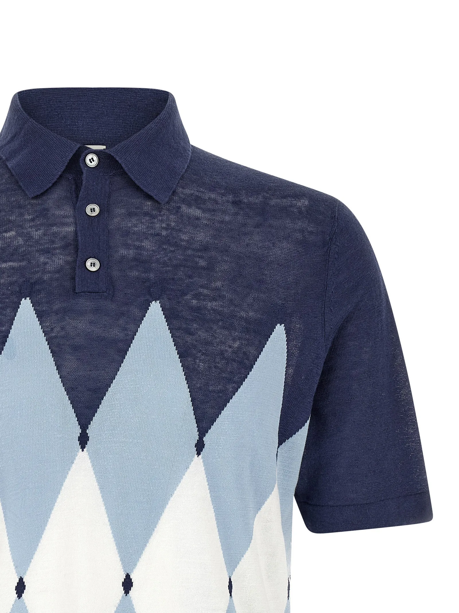 Argyle Polo Blue sold by Wanan Luxury product image thumbnail 3