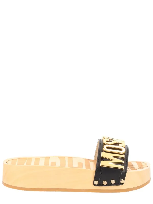 Sandalo Con Logo made by Moschino