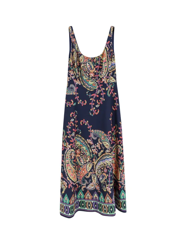 Dress With Iconic Multicolor Print made by Etro