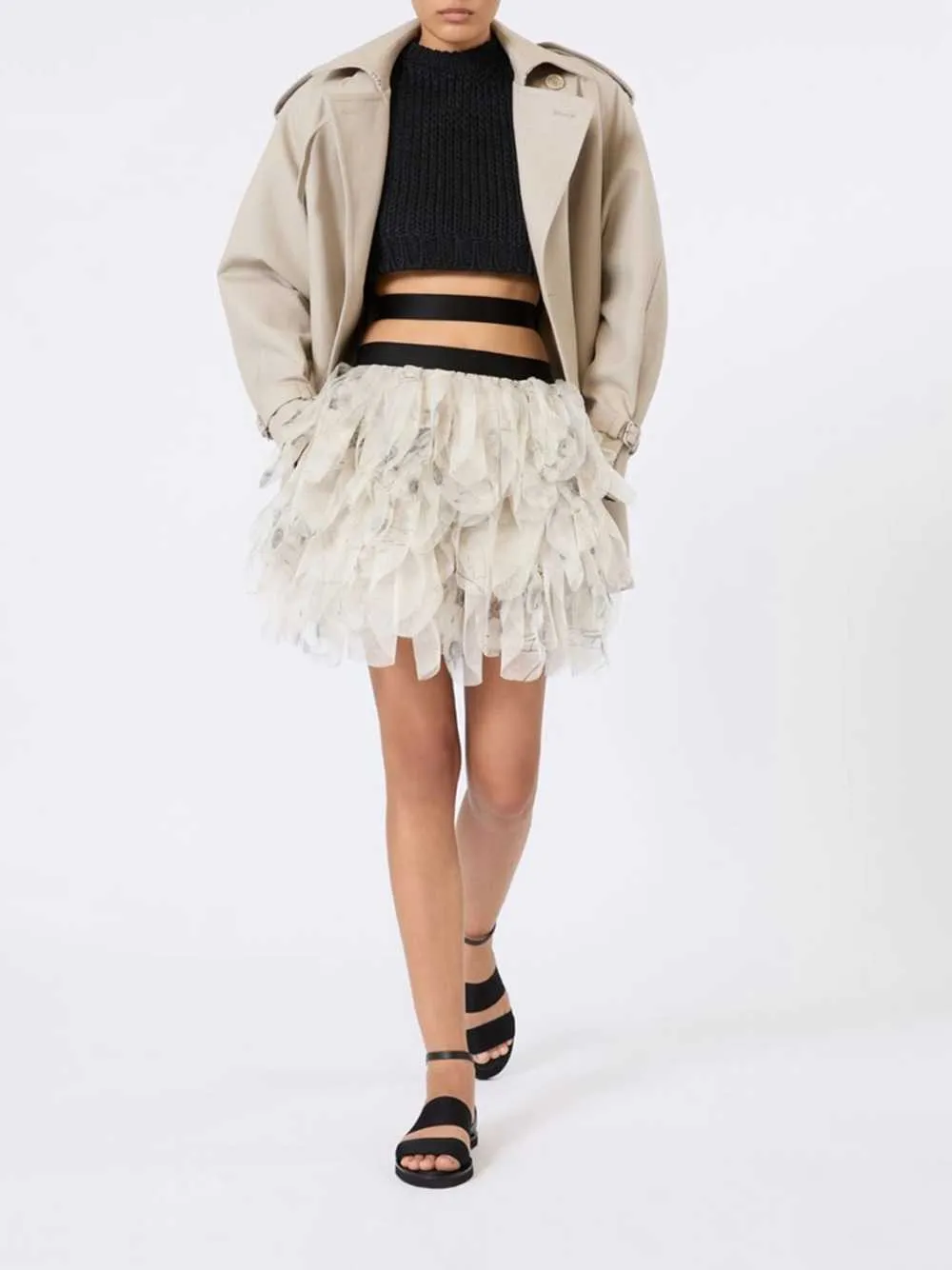 Short Cotton Duster Coat - Sand sold by Wanan Luxury product image thumbnail 2