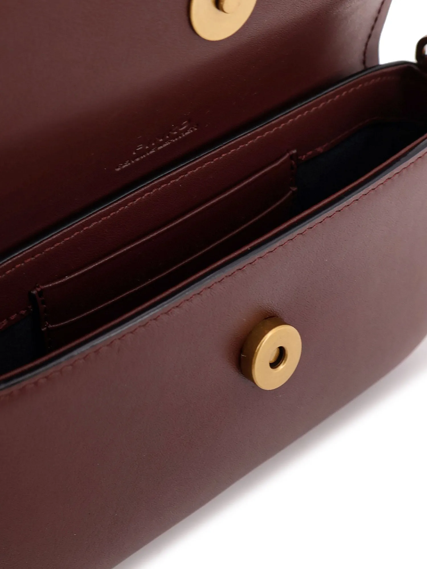 Saddle Flat Leather Crossbody Bag sold by Wanan Luxury product image thumbnail 4