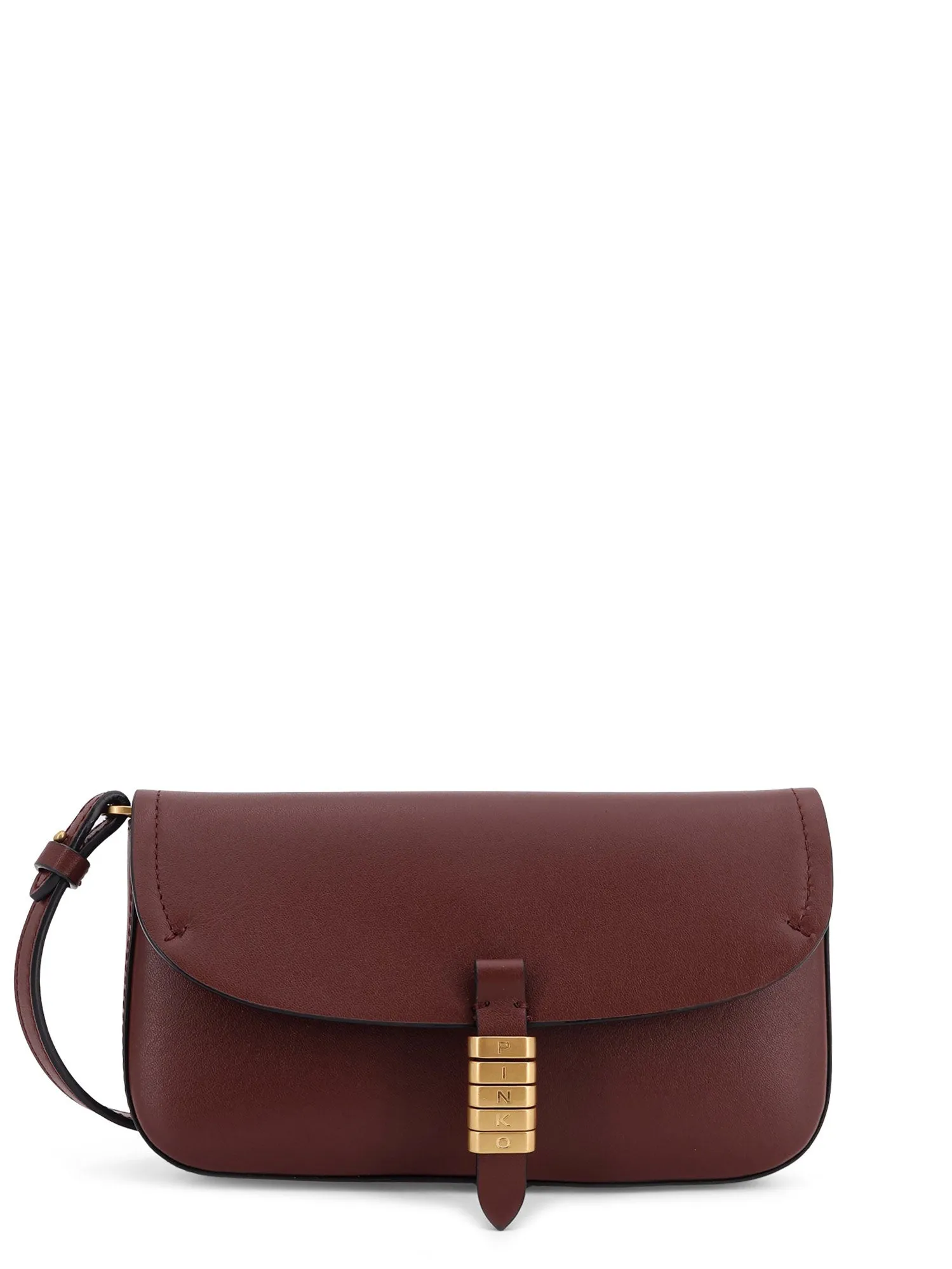 Saddle Flat Leather Crossbody Bag sold by Wanan Luxury
