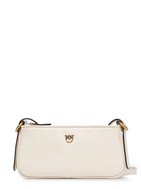 Mini Half Moon Leather Crossbody Bag made by Pinko