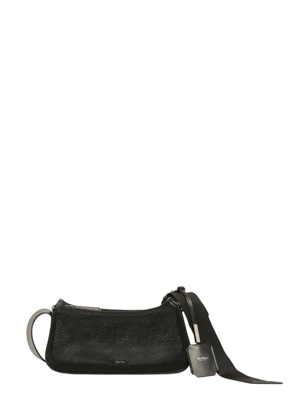 Micro Handbag In Technical Mesh - Black sold by Wanan Luxury