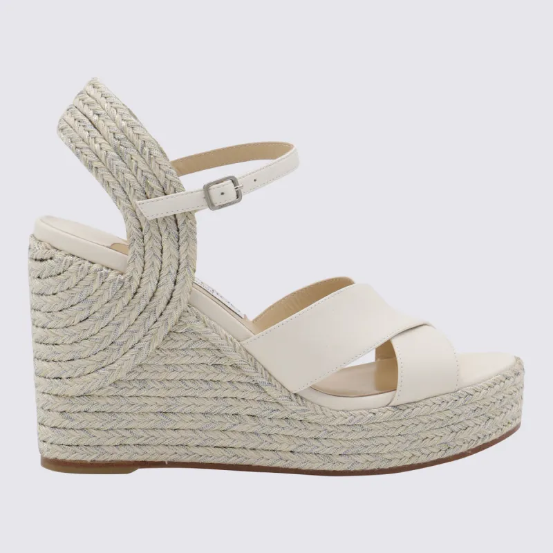 Sandals Latte made by Jimmy Choo