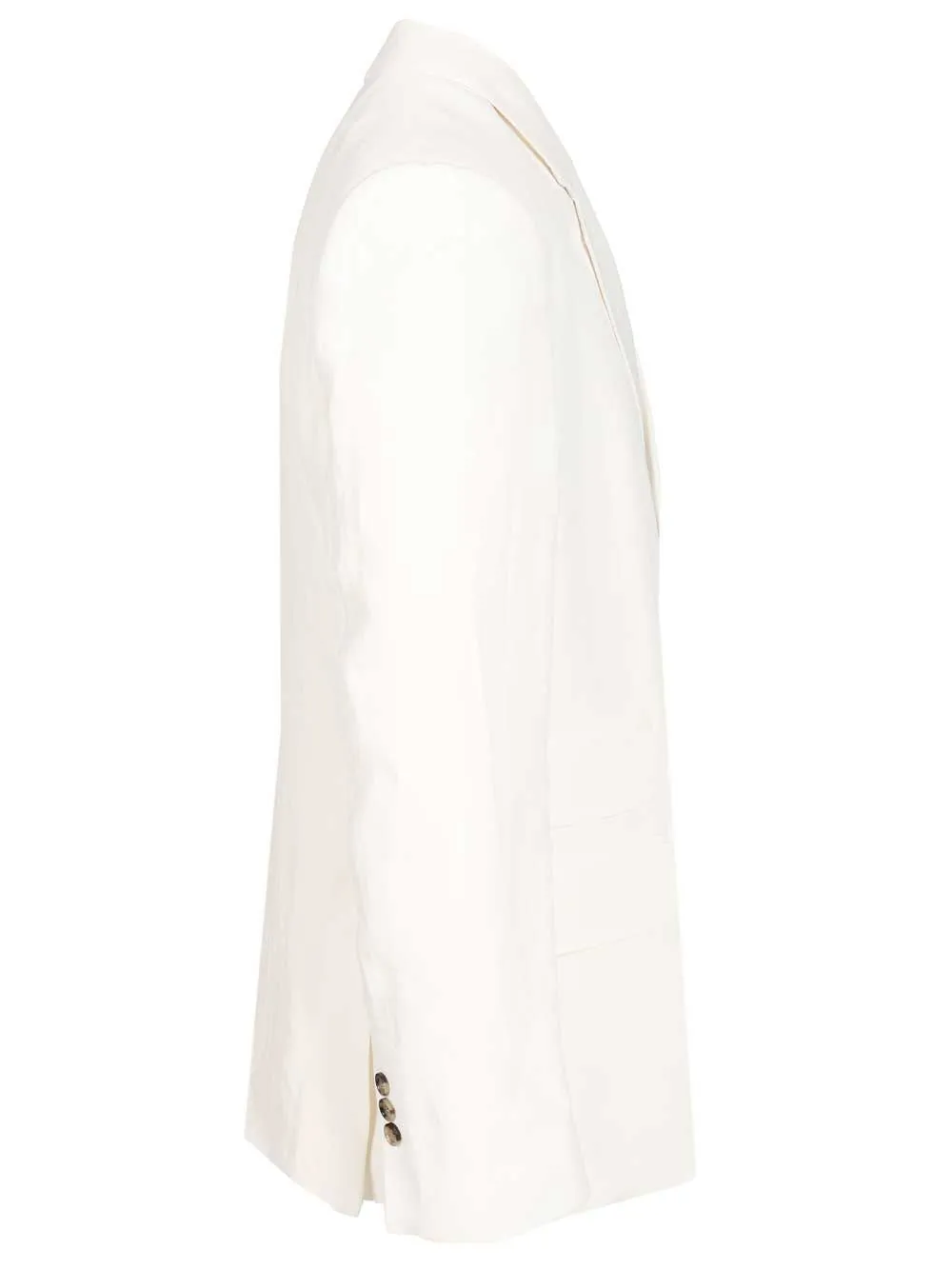 Single-Breasted Jacket White sold by Wanan Luxury product image thumbnail 3