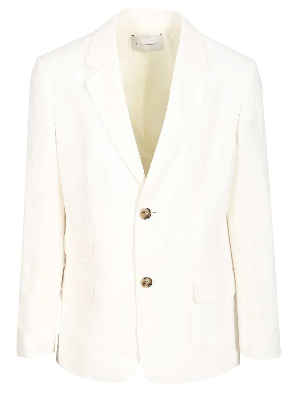 Single-Breasted Jacket White sold by Wanan Luxury