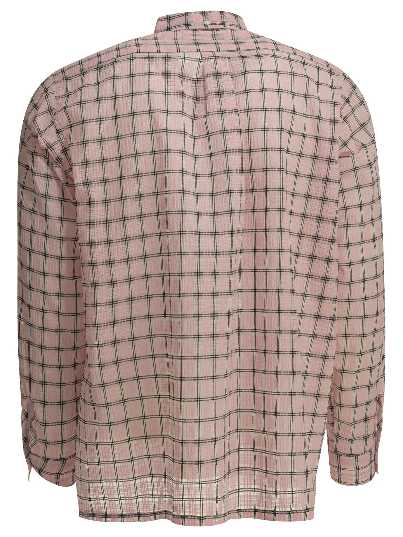 Open Db Nylon Airy Plaid Shirts Pink sold by Wanan Luxury product image thumbnail 2