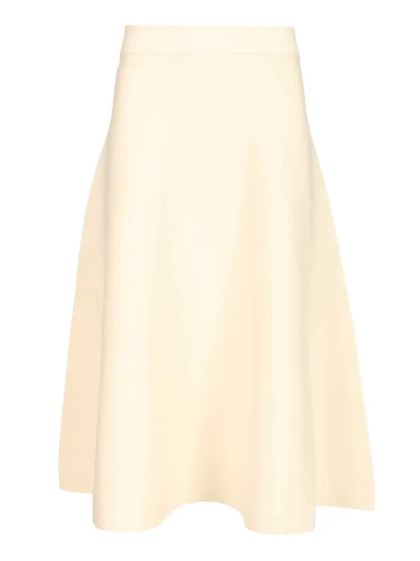 Midi Skirt Skirts White made by MaxMara