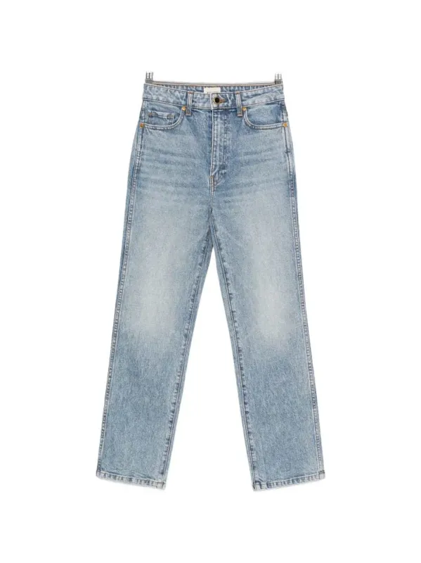 Abigail Jeans With Button Closure made by KHAITE