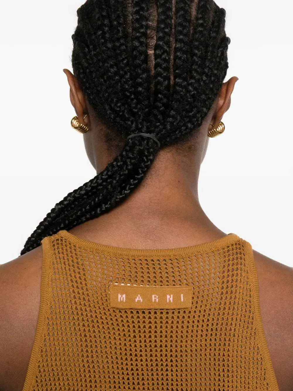 Mesh Top With Floral Inlays sold by Wanan Luxury product image thumbnail 5