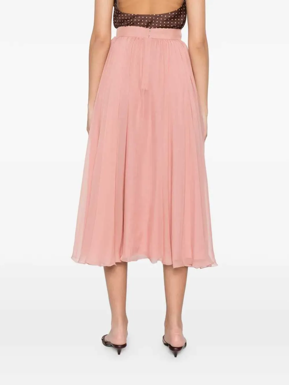 Pleated Midi Skirt sold by Wanan Luxury product image thumbnail 4