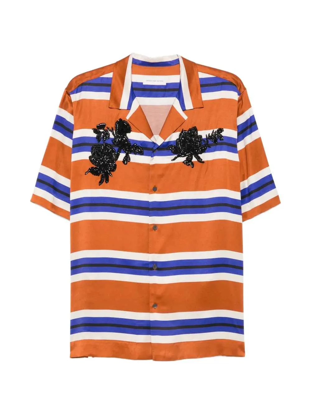 Striped Shirt Decorated With Beads sold by Wanan Luxury