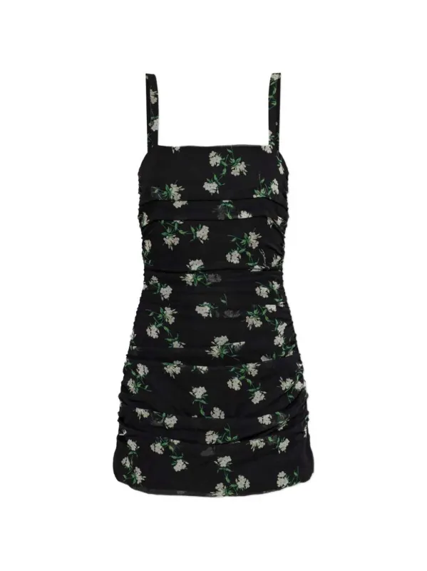 Floral Print Ruffle Dress made by Dolce & Gabanna