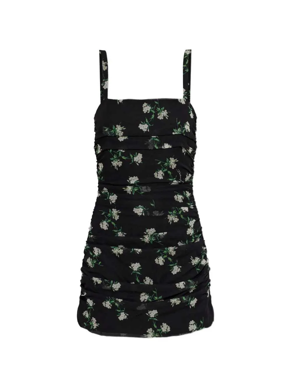 Floral Print Ruffle Dress sold by Wanan Luxury