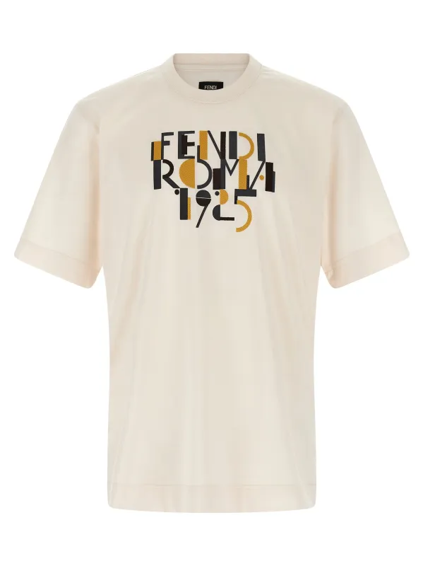 Fendi Roma 1925 T-Shirt White made by Fendi