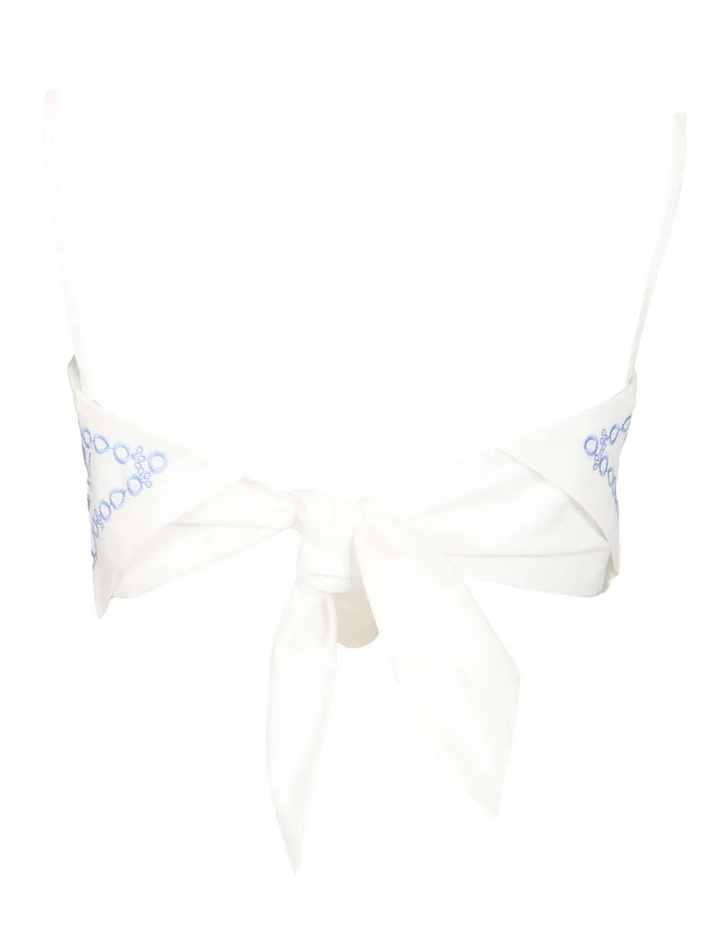 Linen And Cotton Top With Embroidery Tops White sold by Wanan Luxury product image thumbnail 2