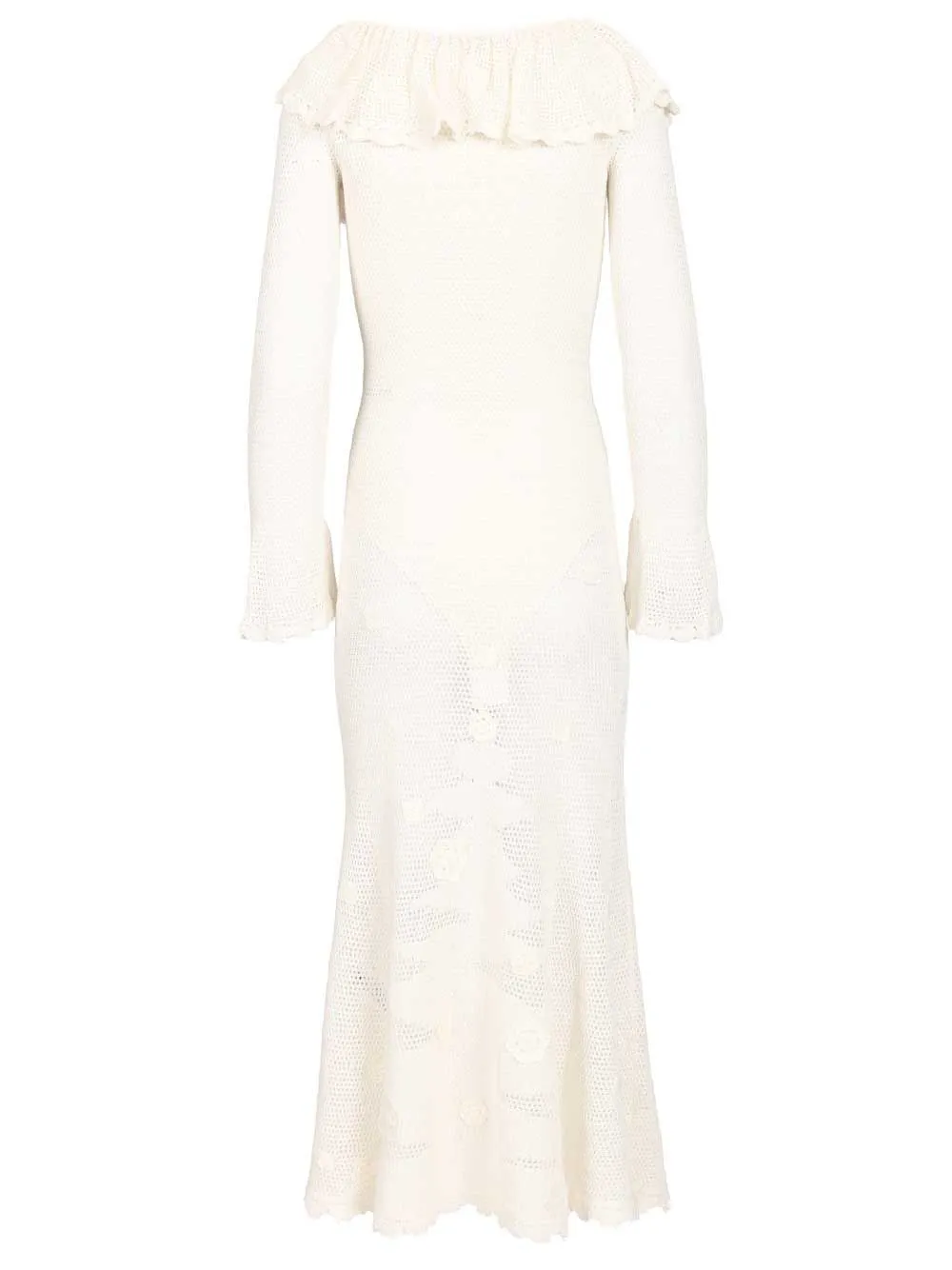 White Midi Dress Dresses White sold by Wanan Luxury product image thumbnail 2
