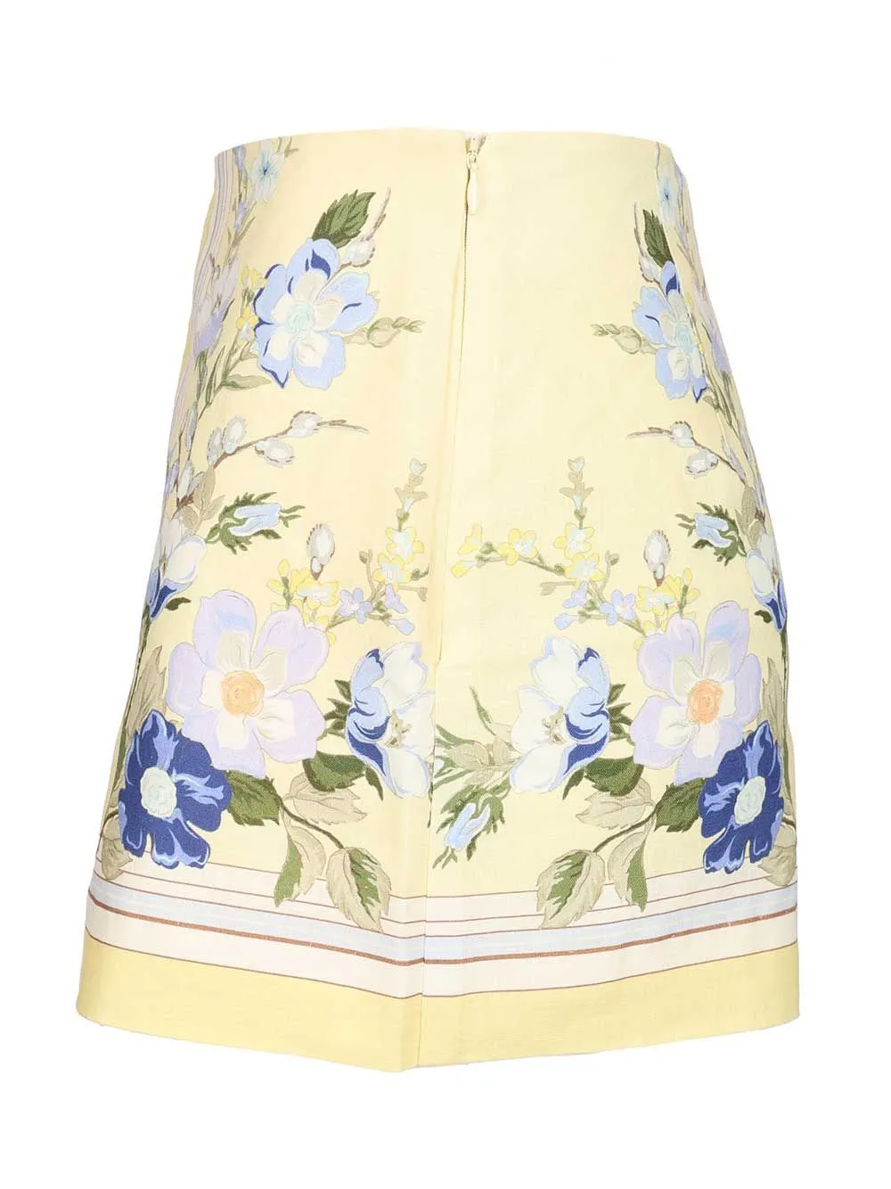 Yellow Linen Shorts Trousers Yellow sold by Wanan Luxury product image thumbnail 4