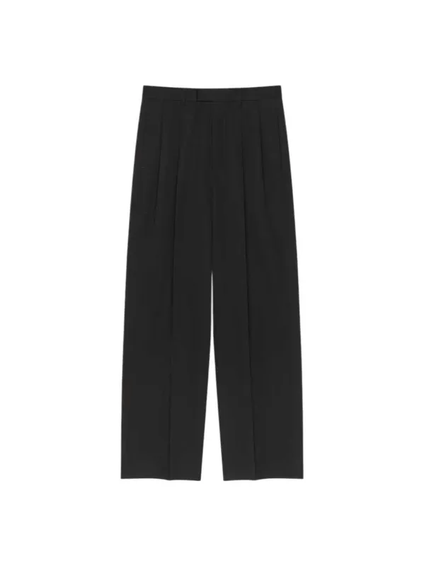 Double-Pleated Trousers In Grain De Poudre Wool. made by Givenchy