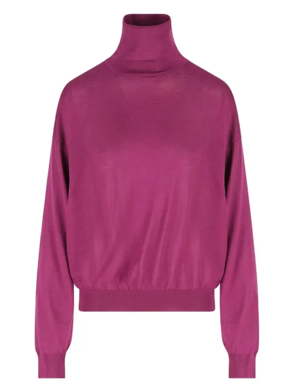 Roll-Neck Wool Sweater made by Yves Saint Laurent