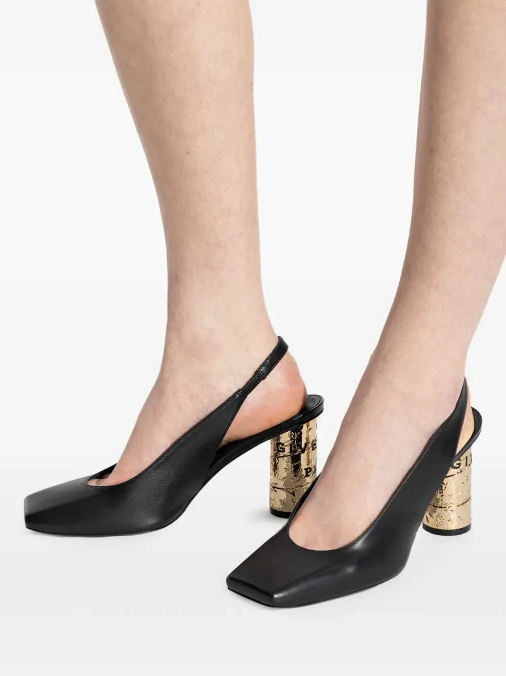 Square-Toe Pumps sold by Wanan Luxury product image thumbnail 5